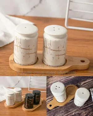 CakeMatters Classic Porcelain Salt and Pepper Shakers