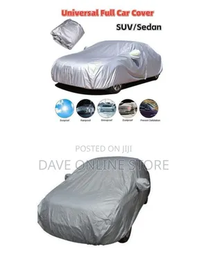 1Pc Car Cover Waterproof for Toyota Fielder (XXL) Grey