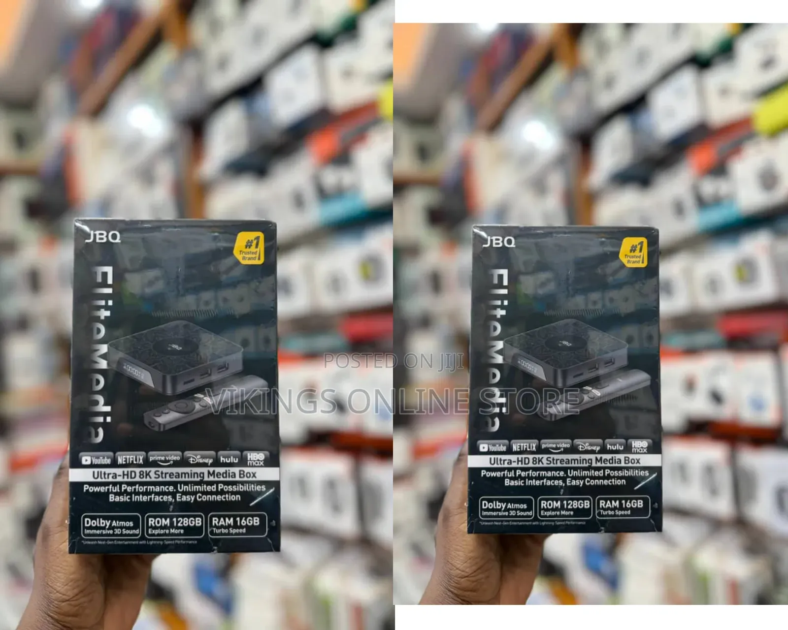 JBQ Elevano Ultra-Hd Streaming Media Box