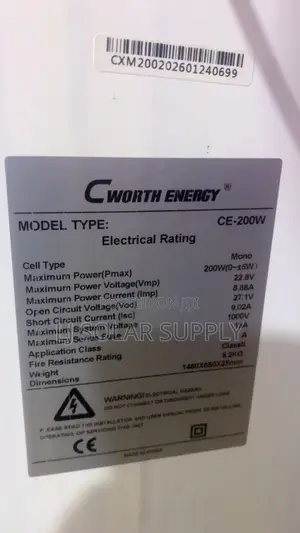 Solar Pannel 200w