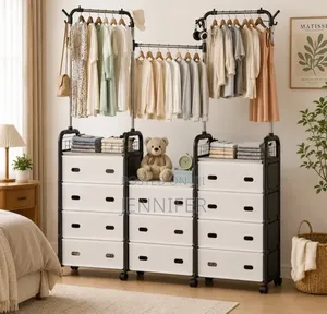 Multipurpose Garment Rack Clothes Drying Coat Hanger Stand
