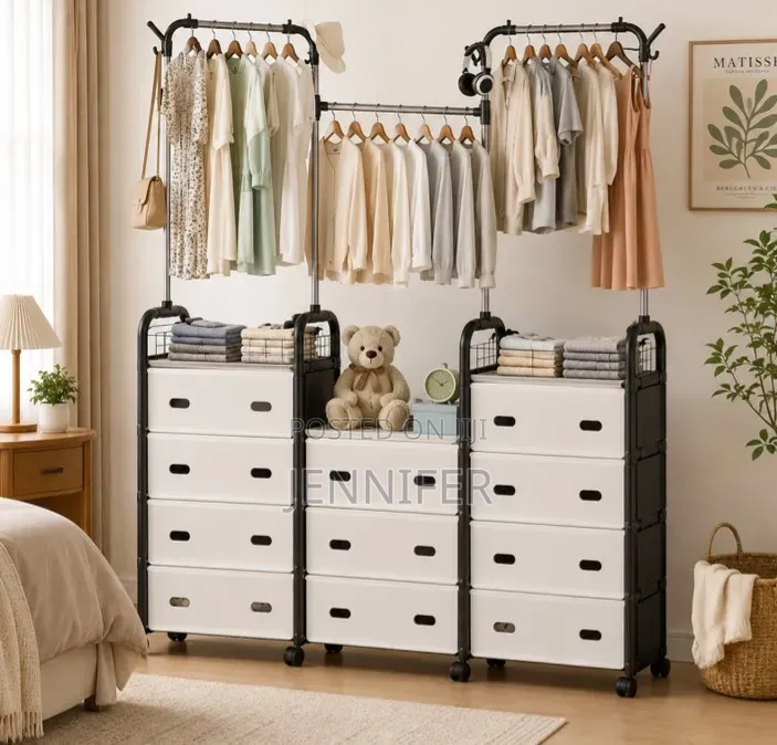 Multipurpose Garment Rack Clothes Drying Coat Hanger Stand