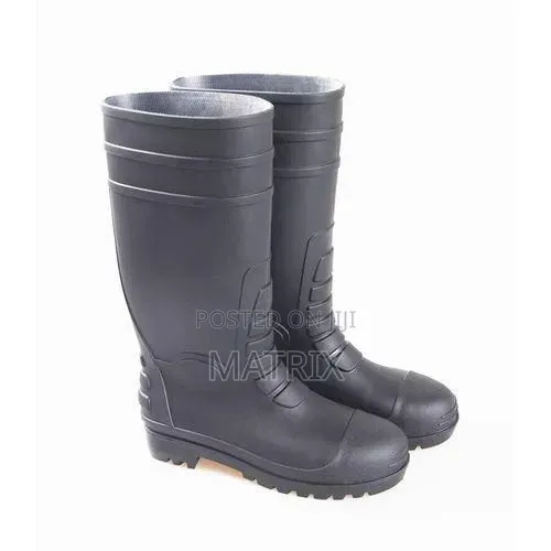 Gumboots for Safety Construction and Factory With Steel Toe