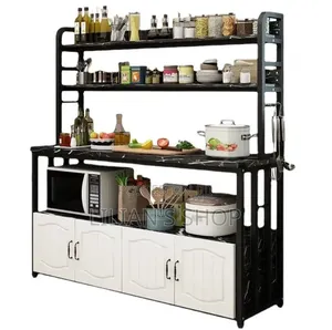 Multi-Layer Floor-Standing Kitchen Storage Rack