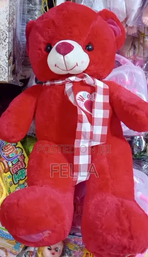 Red Long Leg Teddy