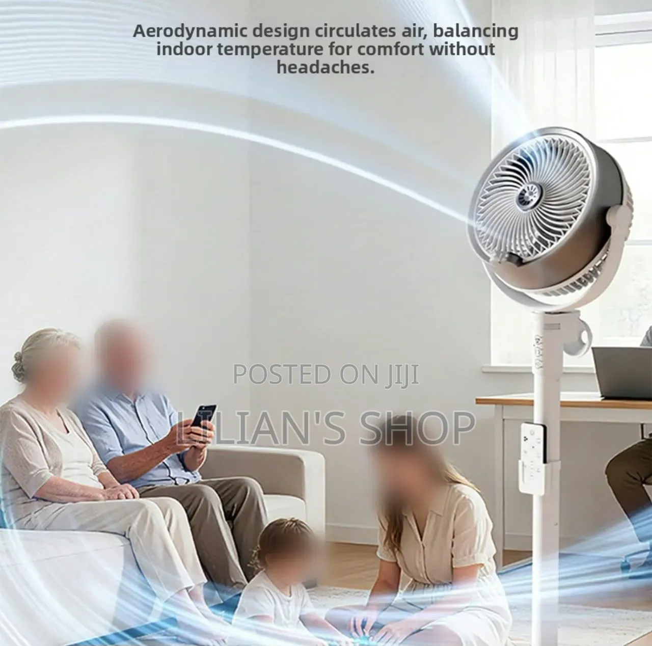 3-in-1 Air Circulation Mist Fan