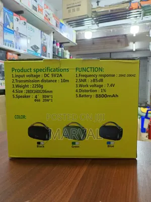 30W BoomBest LN-716BT Super Bass Wireless Speaker.