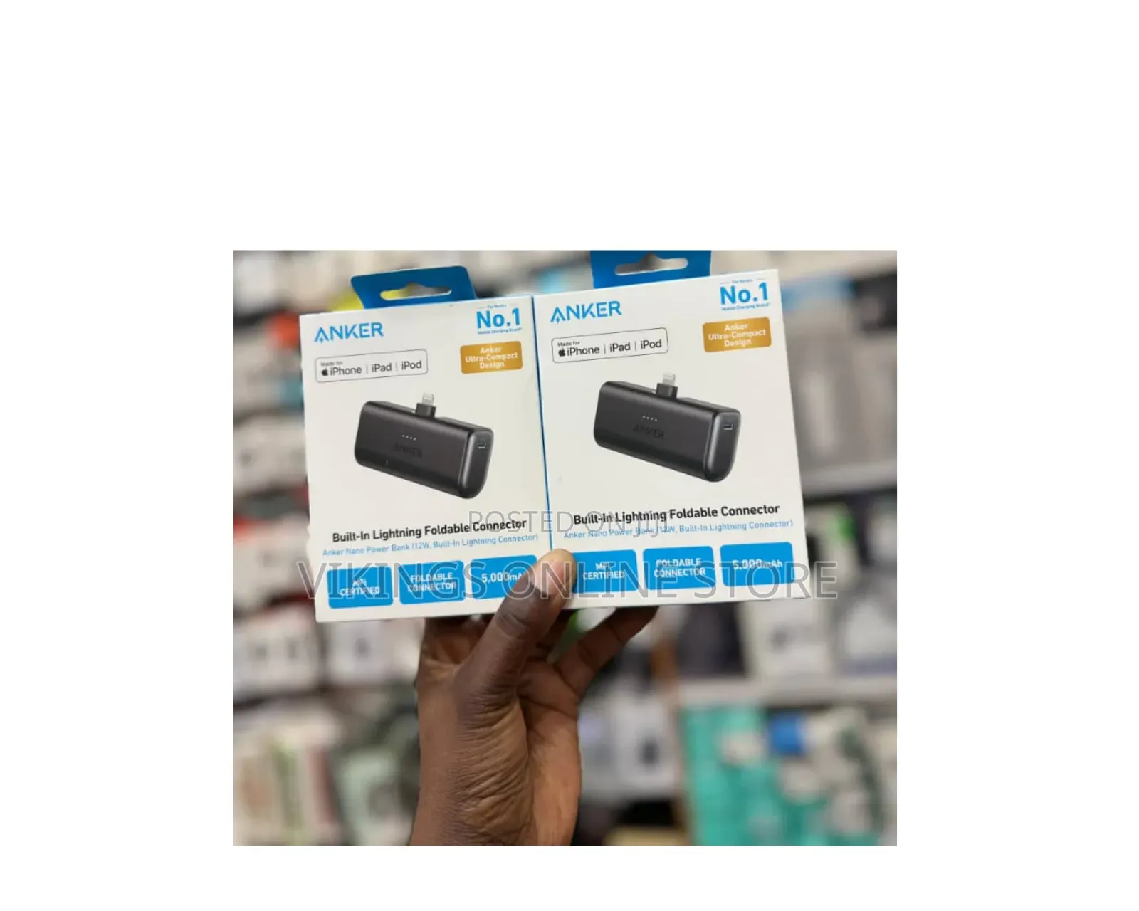 Anker Nano Power Bank (12W, Built-in Lightning Connector