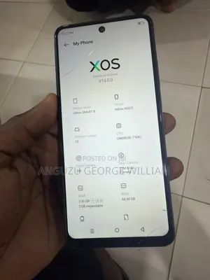 Infinix Smart 8 64 GB Blue