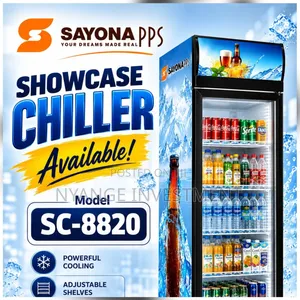 Sayona Single Glass Door Commercial Showcase Cooler Fridge