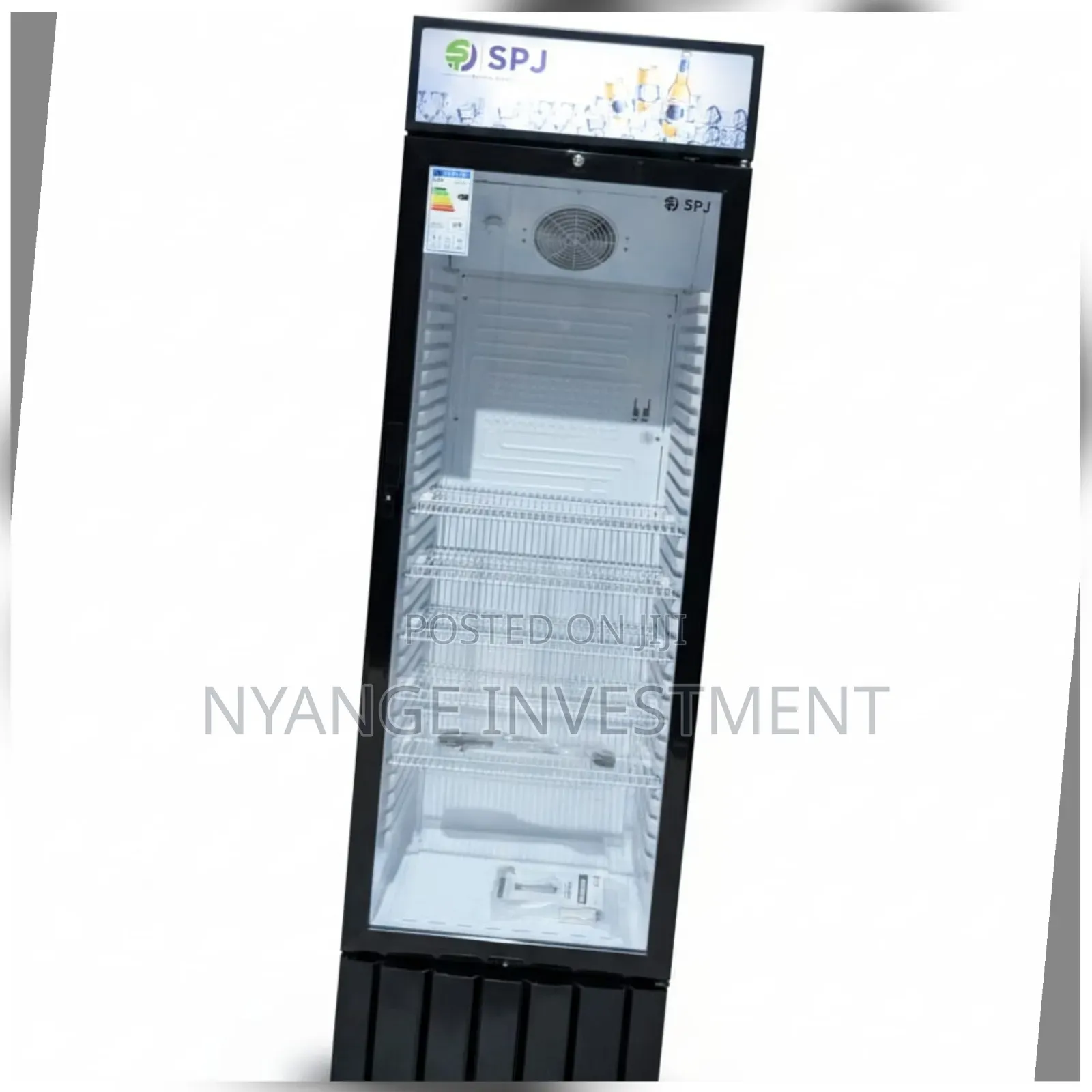 450L SPJ Single Door Glass Display Chiller/Refrigerator .