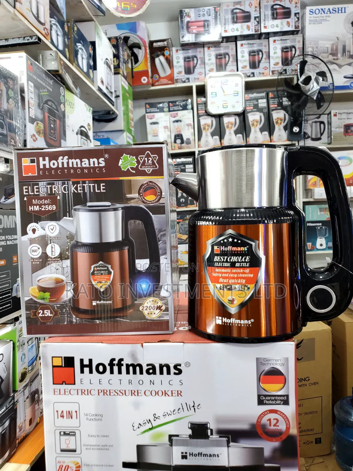 Hm.2569 Hoffmans Milk and Water Pacolator Electric 2.5l