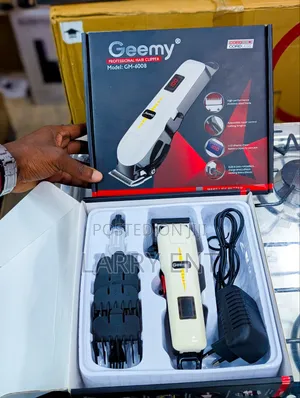Geemy Professional Hair Clippers Rechargeable Cordless Trimmer