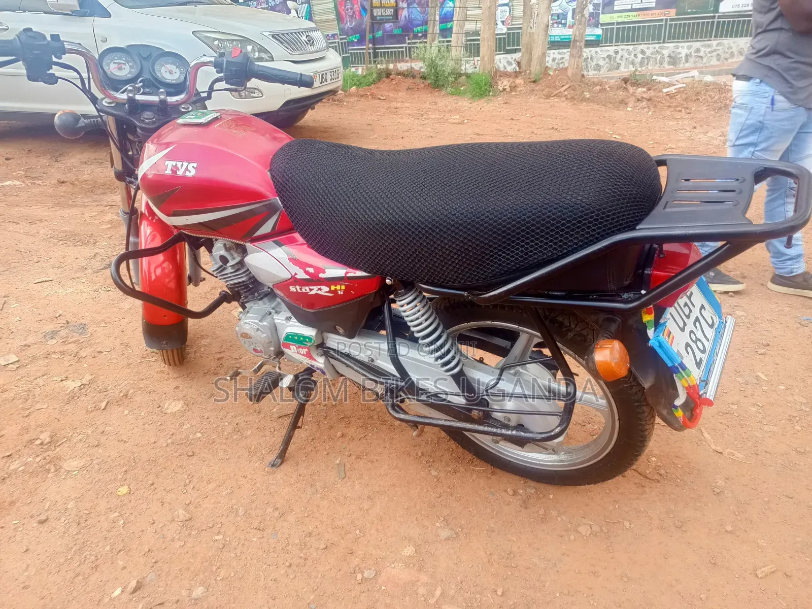 TVS HLX 125 2024 Red