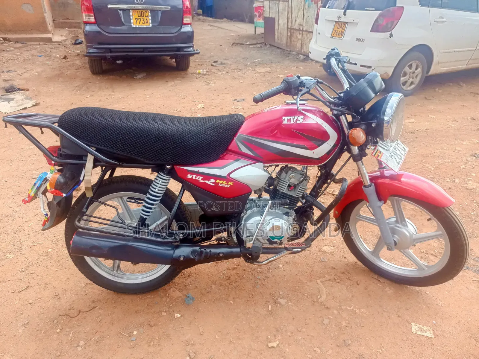 TVS HLX 125 2024 Red