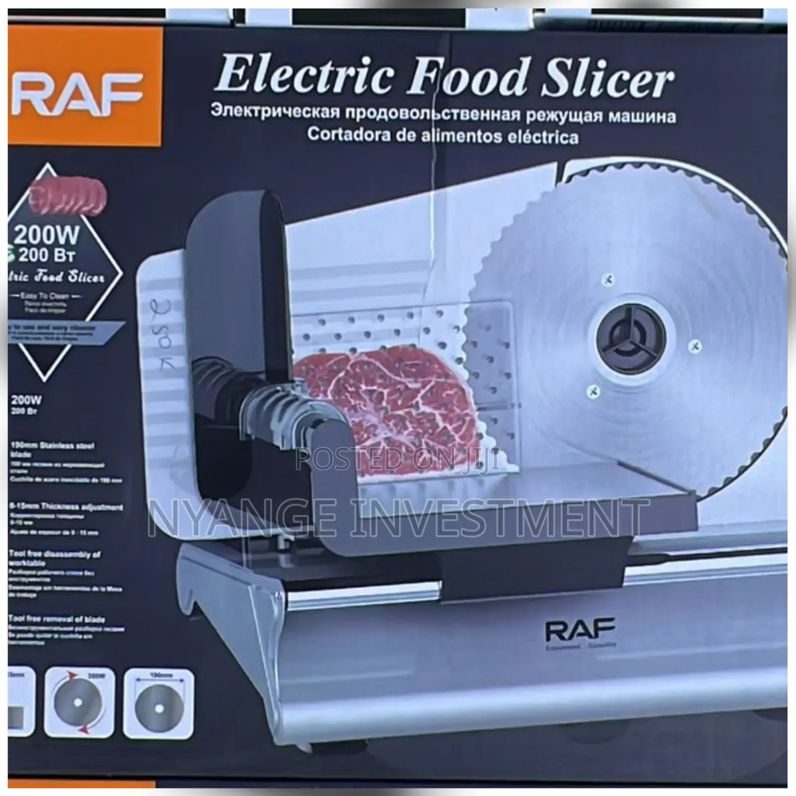 Raf Electric Food Slicer.