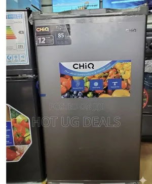 Chiq 120 Liters Single Door Refrigerator Grey
