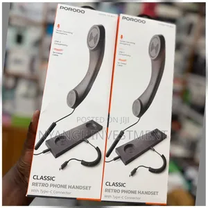 PORODO Classic Retro Phone Handset With Type Connector.