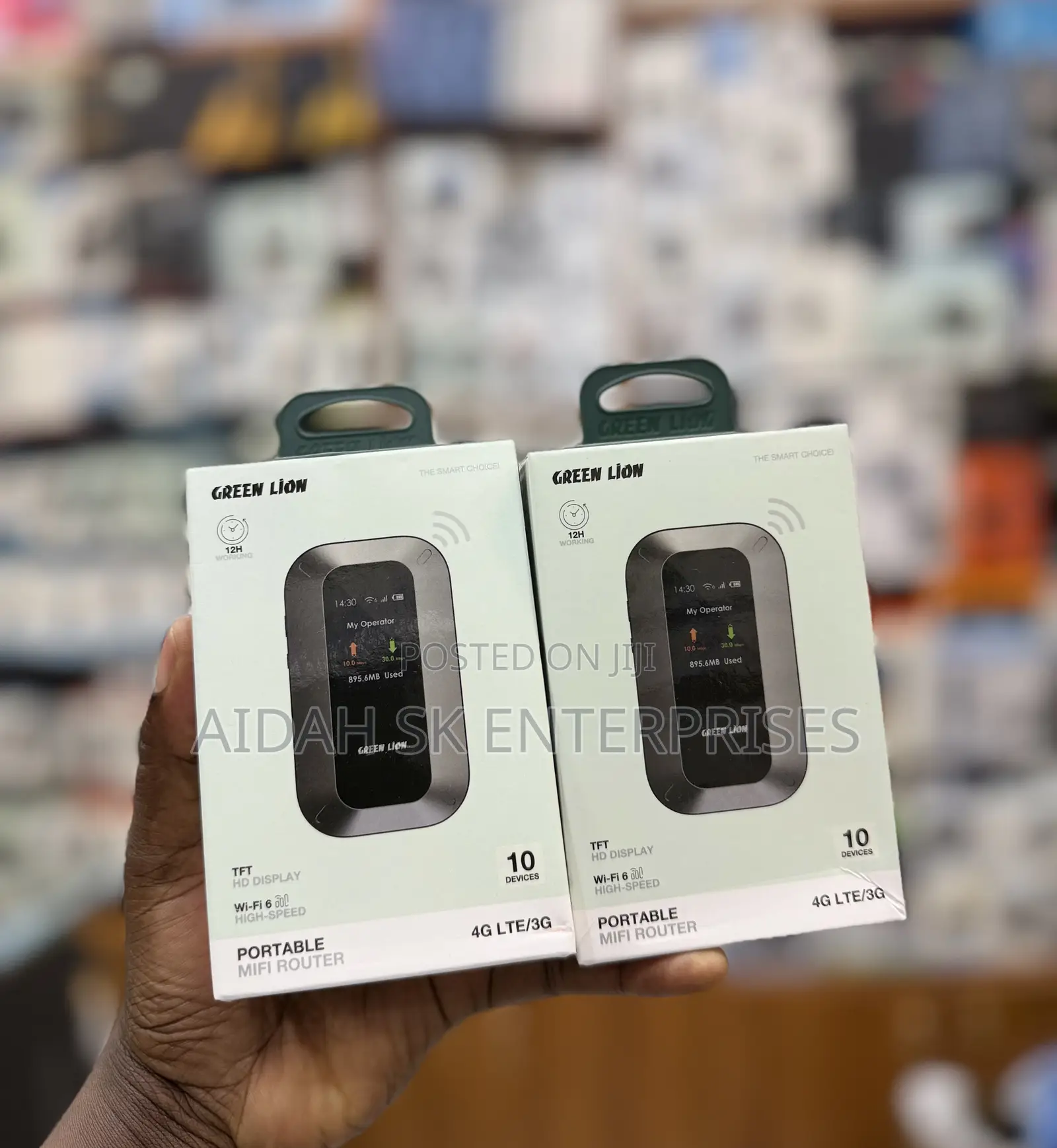 Green Lion Portable MiFi Router Supporting 4G LTE