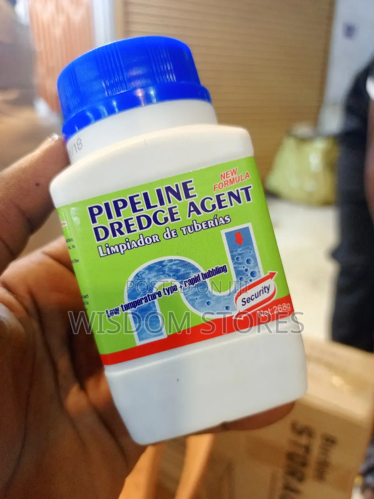 Powder-Based Chemical Drain Cleaner