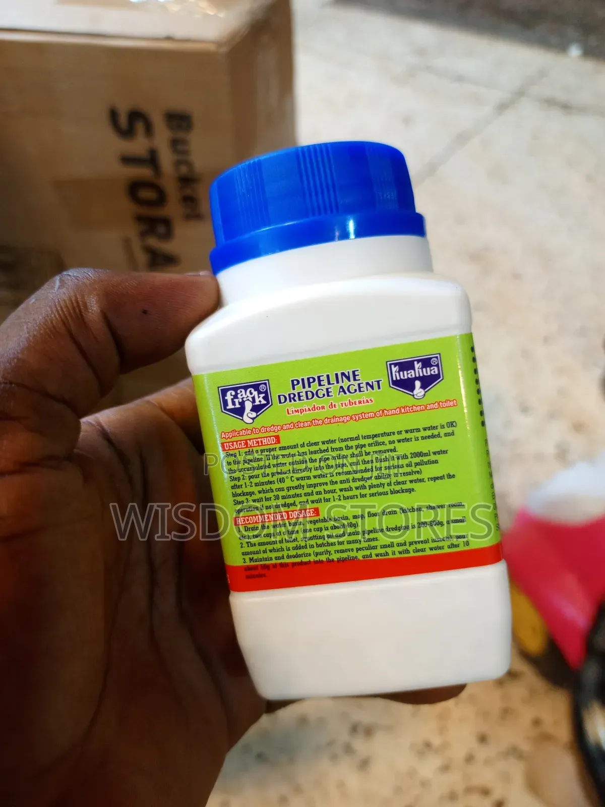 Powder-Based Chemical Drain Cleaner
