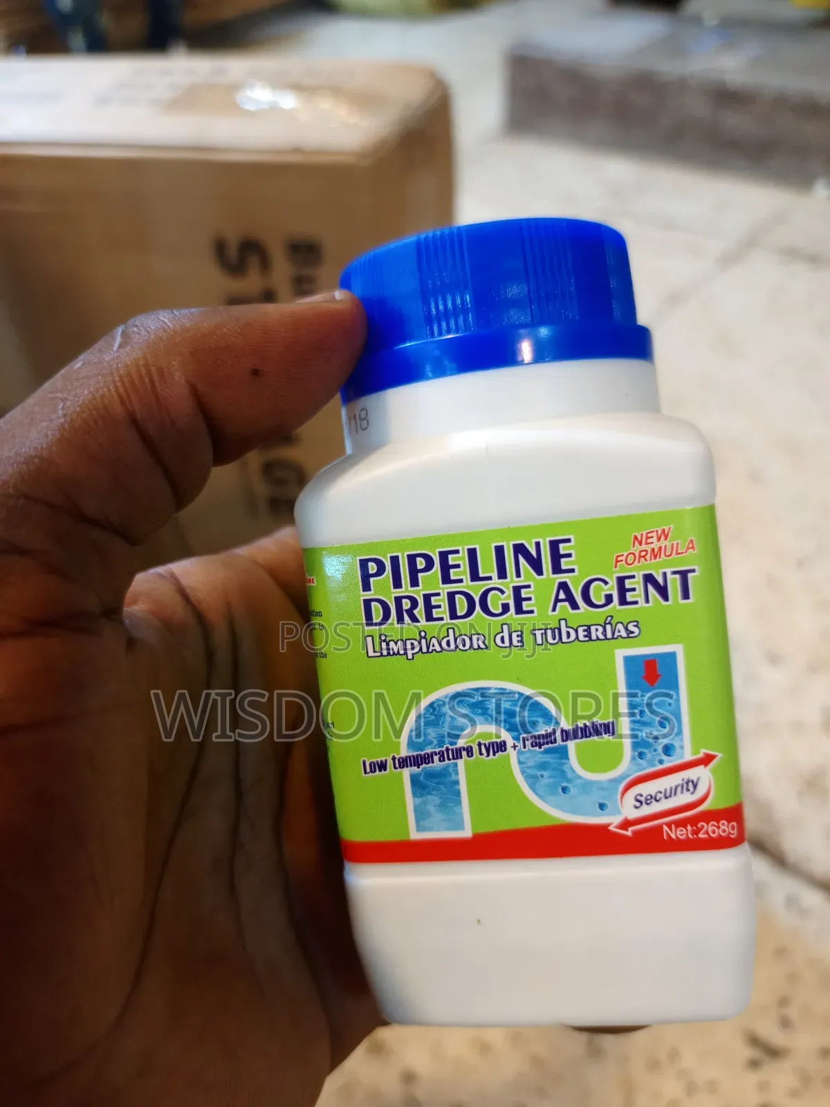 Powder-Based Chemical Drain Cleaner
