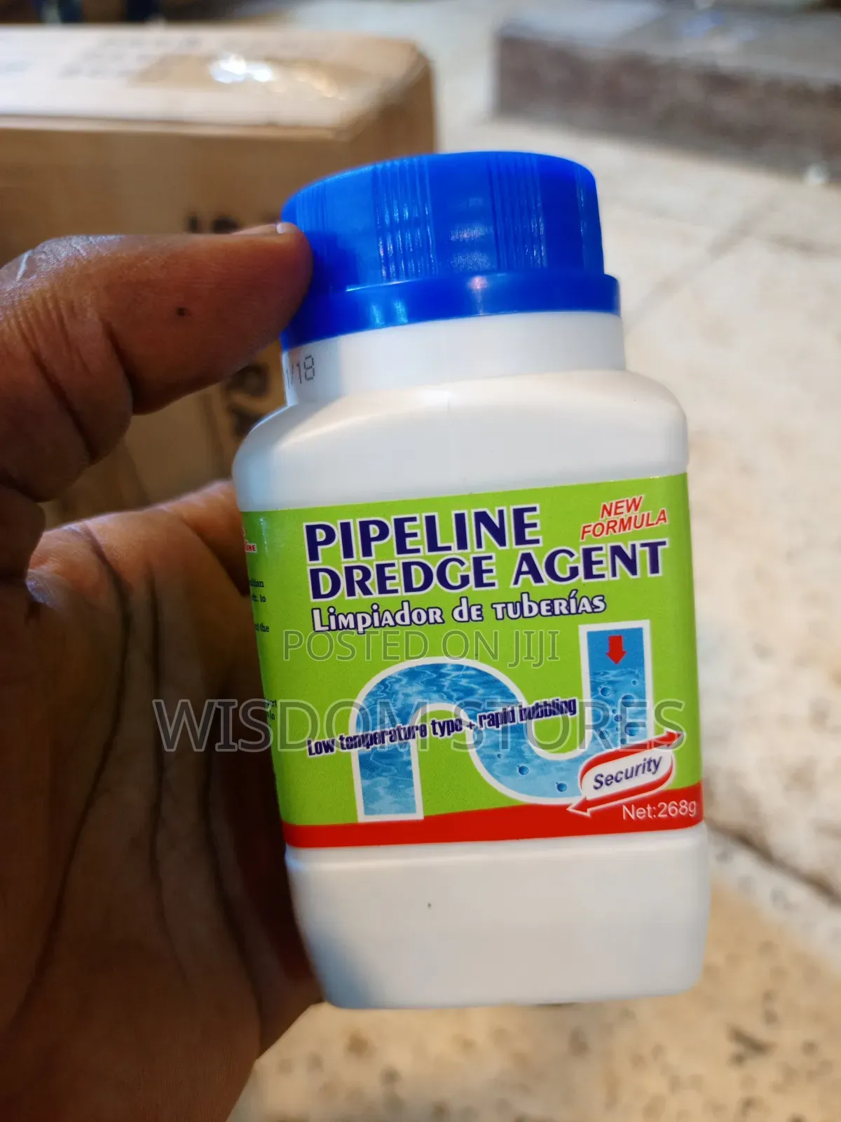 Powder-Based Chemical Drain Cleaner