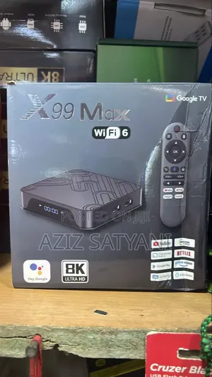 X99 Max Google TV Android TV Box and X96 Hm Enternmt Adroid TV Box