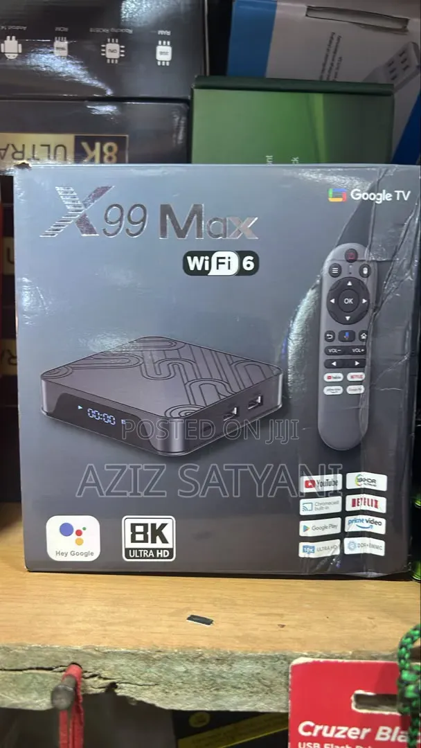 X99 Max Google TV Android TV Box and X96 Hm Enternmt Adroid TV Box