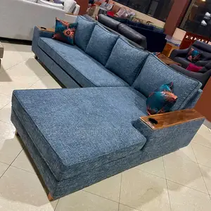 Blue L Sofa Set - Senana Hypermarket