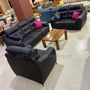 6 Seater Leather Sofa Set - Senana Hypermarket
