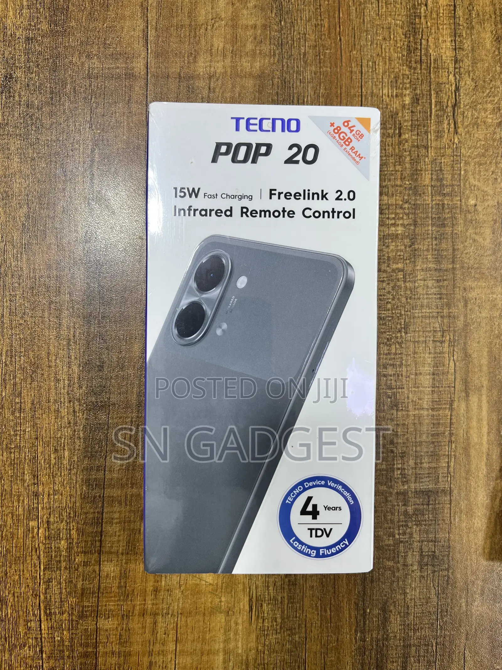 New Tecno Pop 20 64 GB Gray