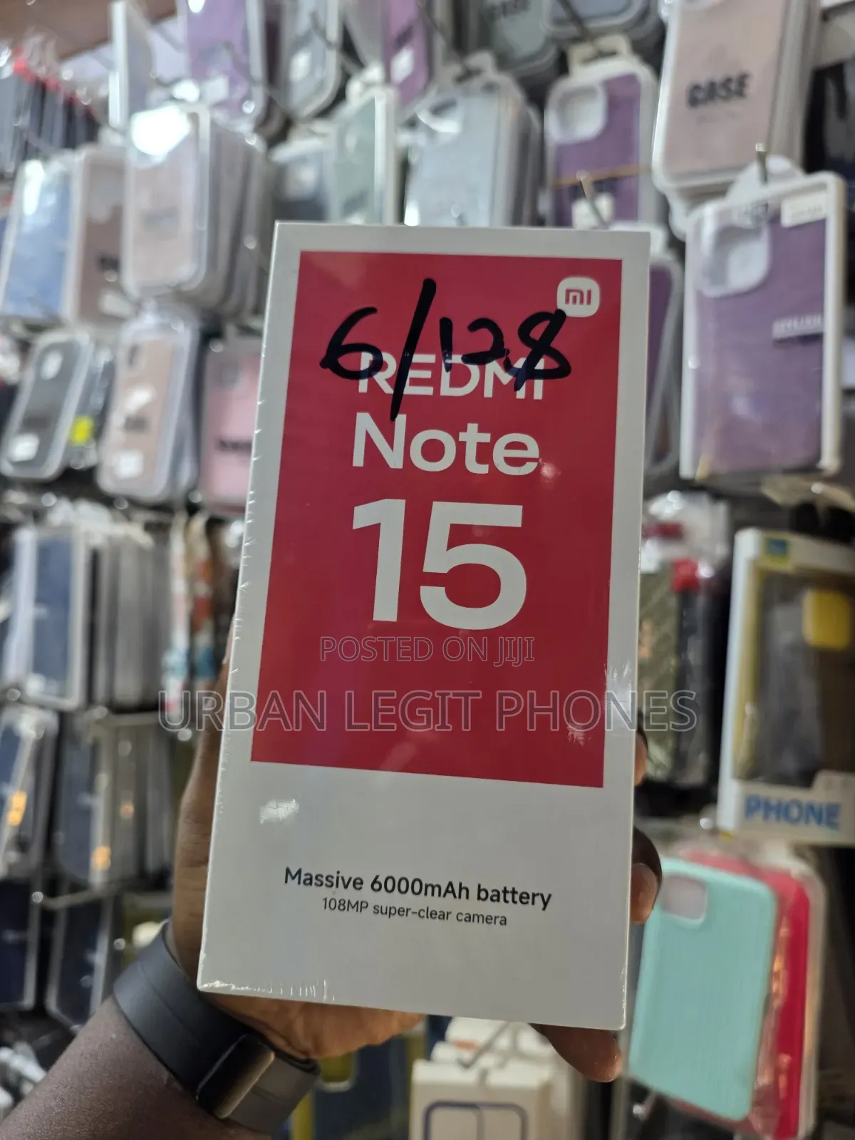 New Xiaomi Redmi Note 15 128 GB Black