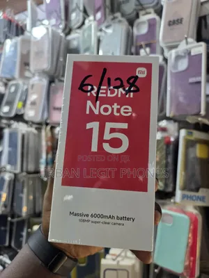 New Xiaomi Redmi Note 15 128 GB Black