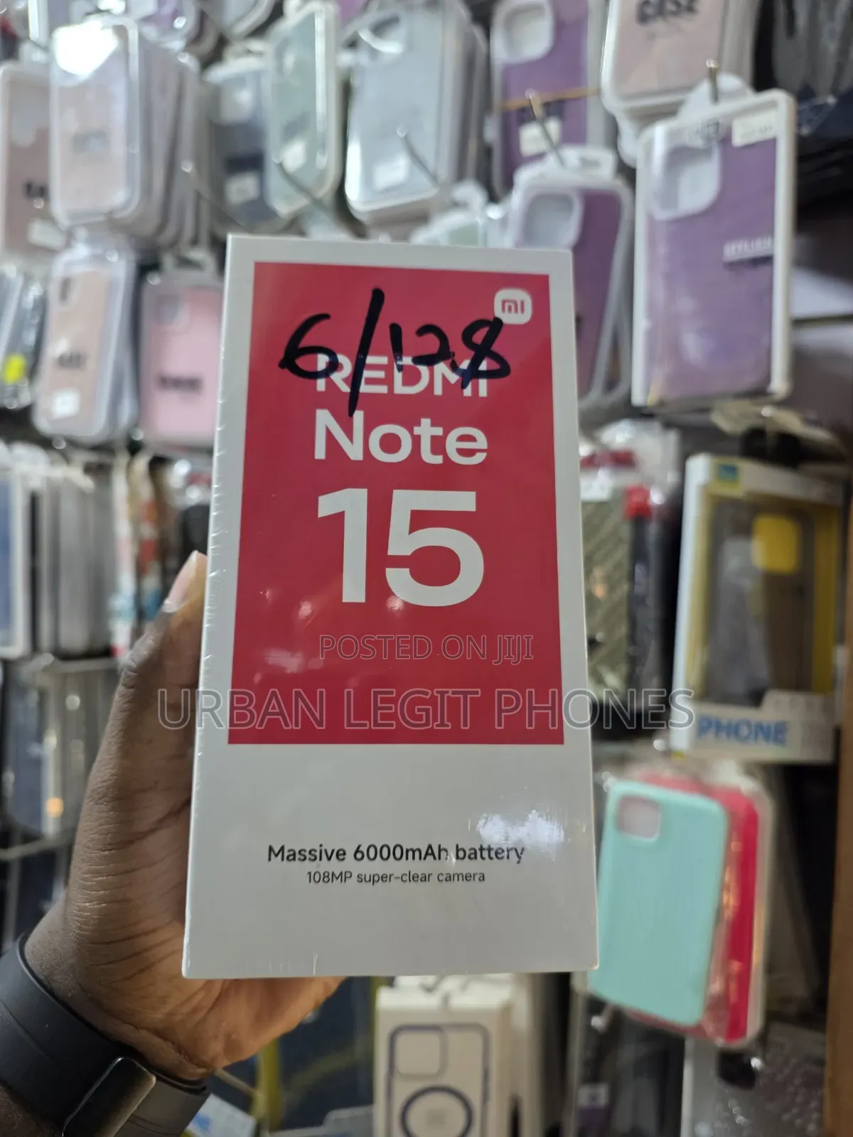 New Xiaomi Redmi Note 15 128 GB Black