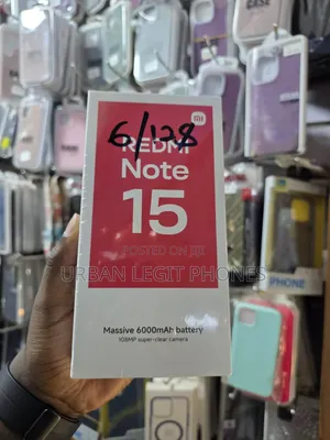 New Xiaomi Redmi Note 15 128 GB Black