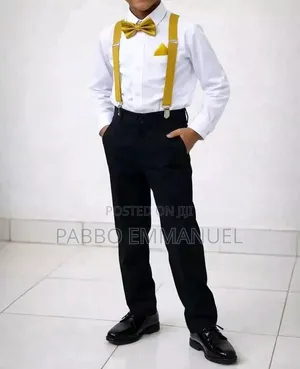 Suspenders and Bowtie Set