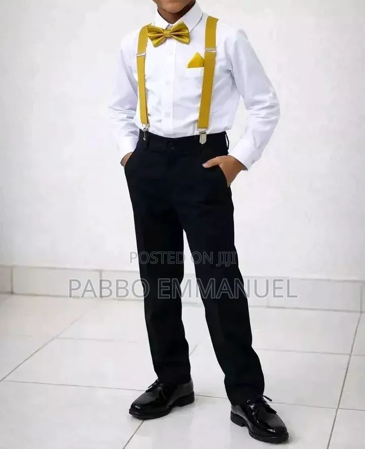 Suspenders and Bowtie Set