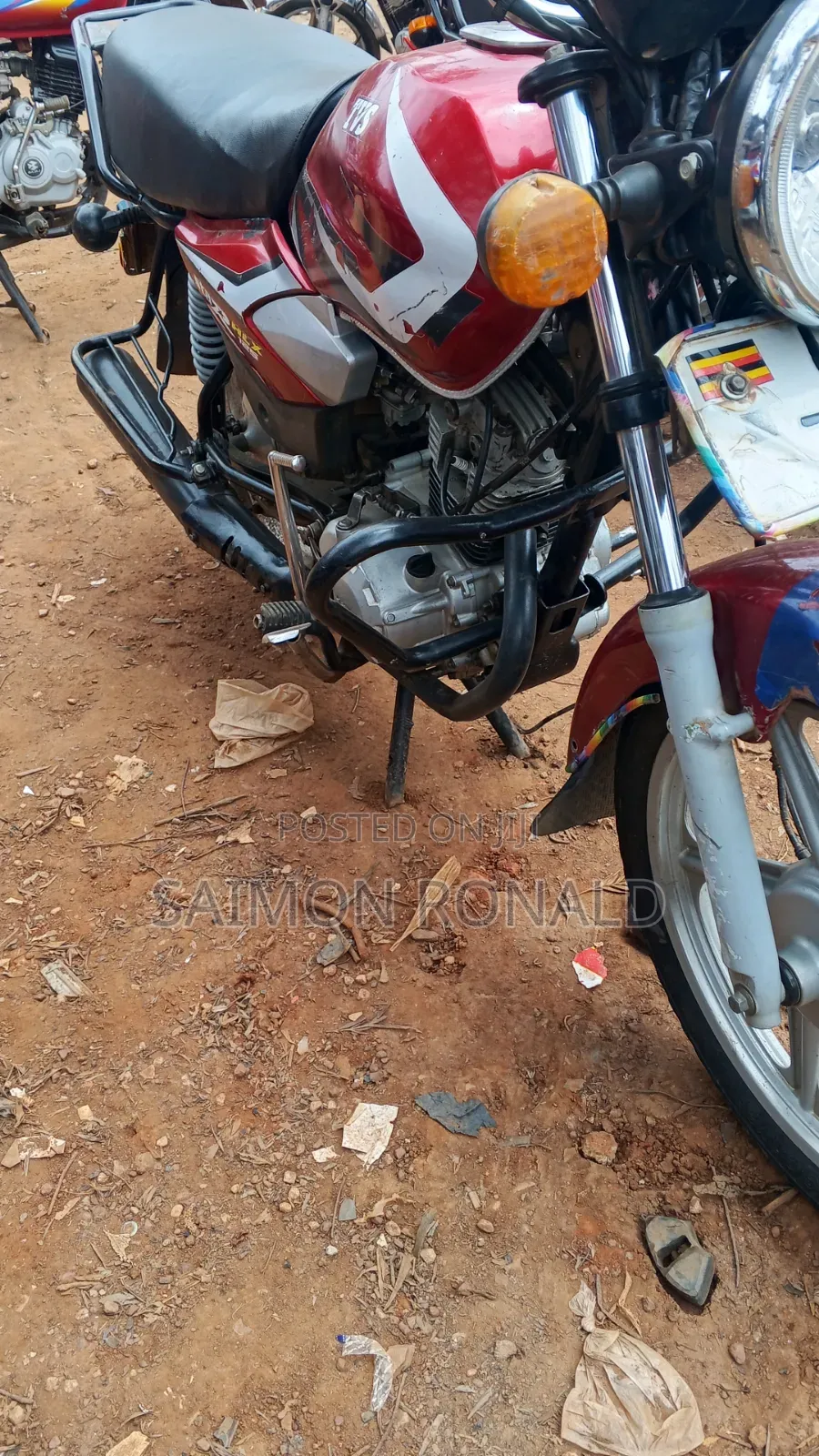TVS HLX 125 2018 Red
