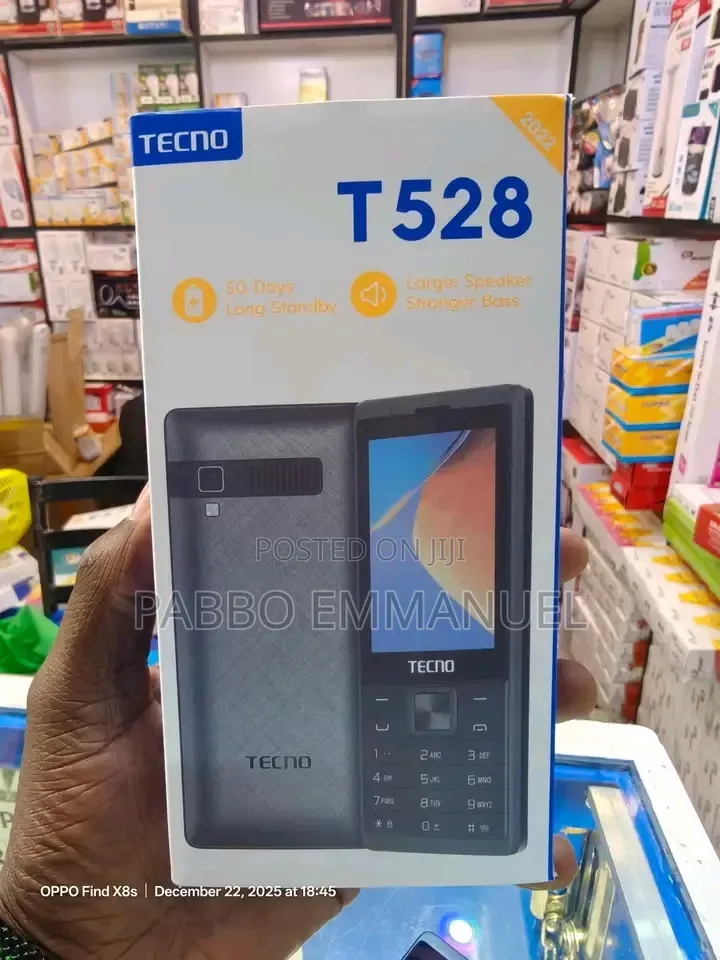 New Tecno T528 Black