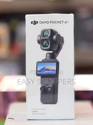 DJI Osmo Pocket 4P Standard Combo, 3-Axis Stabilized Handheld