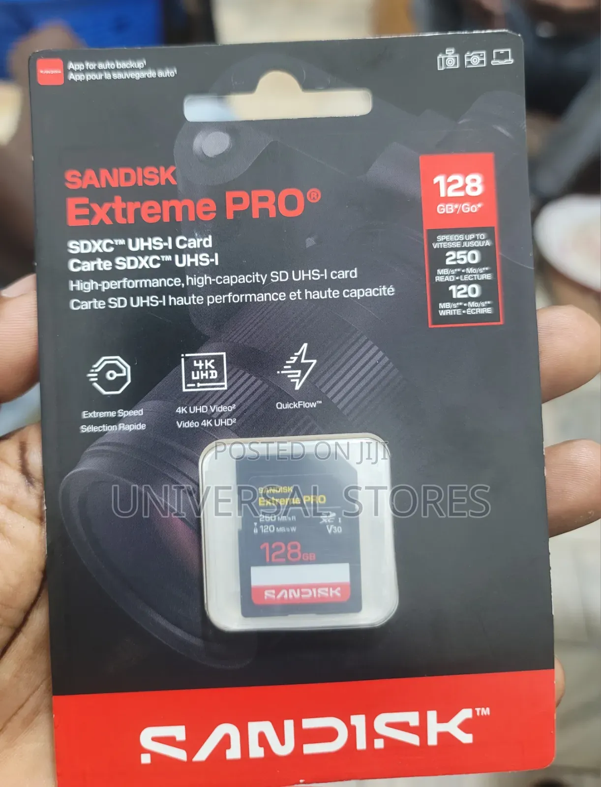 SanDisk Extreme PRO 128GB MicroSDXC UHS-I Memory Card With Adapter