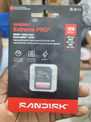 SanDisk Extreme PRO 128GB MicroSDXC UHS-I Memory Card With Adapter