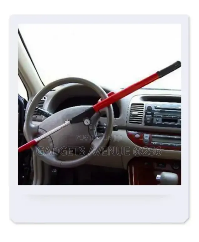 Heavy-Duty, Twin-Hook Anti-Theft Steering Wheel Lock