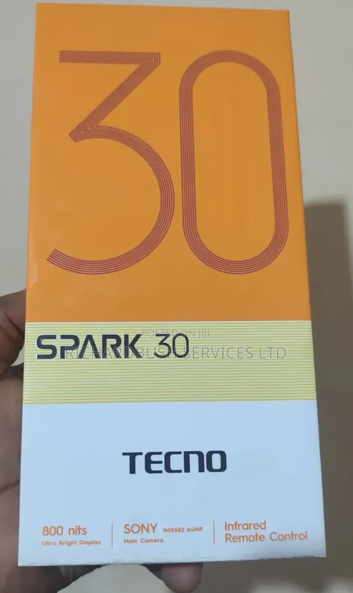 New Tecno Spark 30 256 GB Black