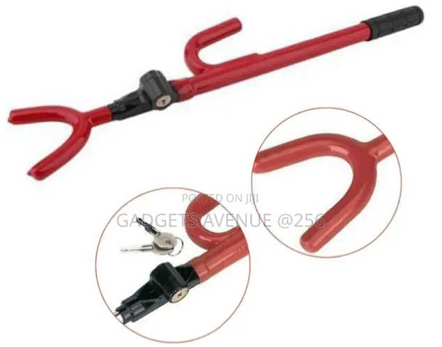 Heavy-Duty, Twin-Hook Anti-Theft Steering Wheel Lock