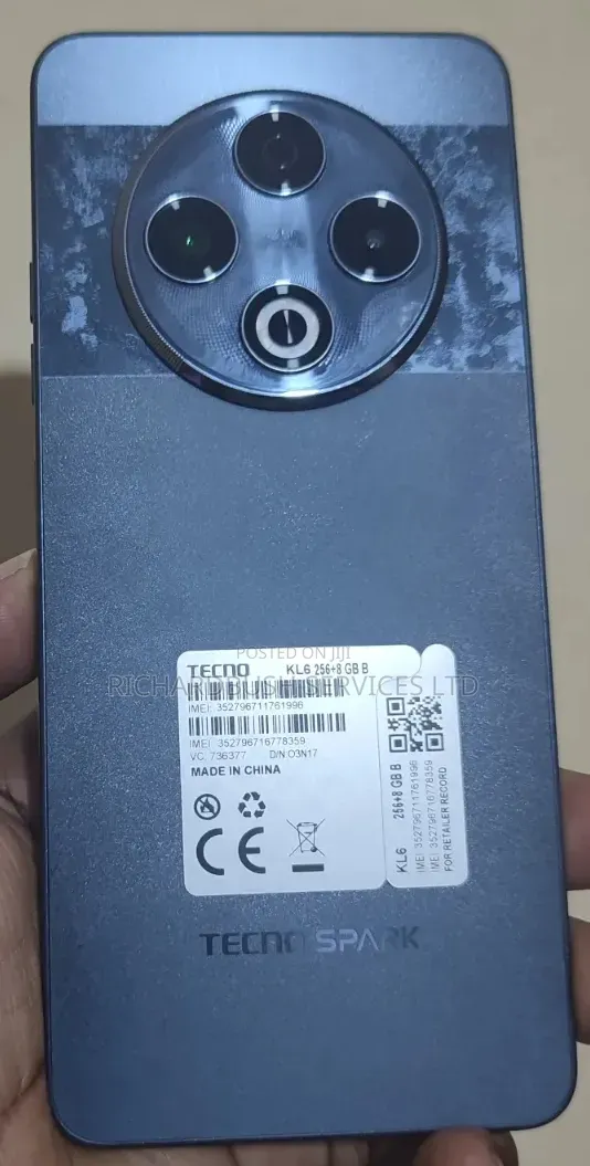 New Tecno Spark 30 256 GB Black