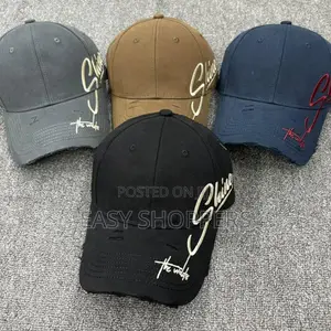 Distressed Cotton Baseball Caps