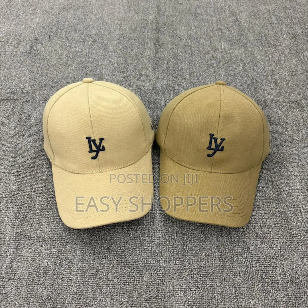 Casual Khaki Cotton Baseball Cap