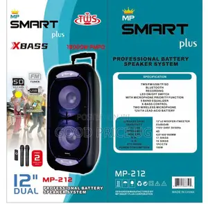 MP Smart Plus MP-212 Professional Battery Speaker System